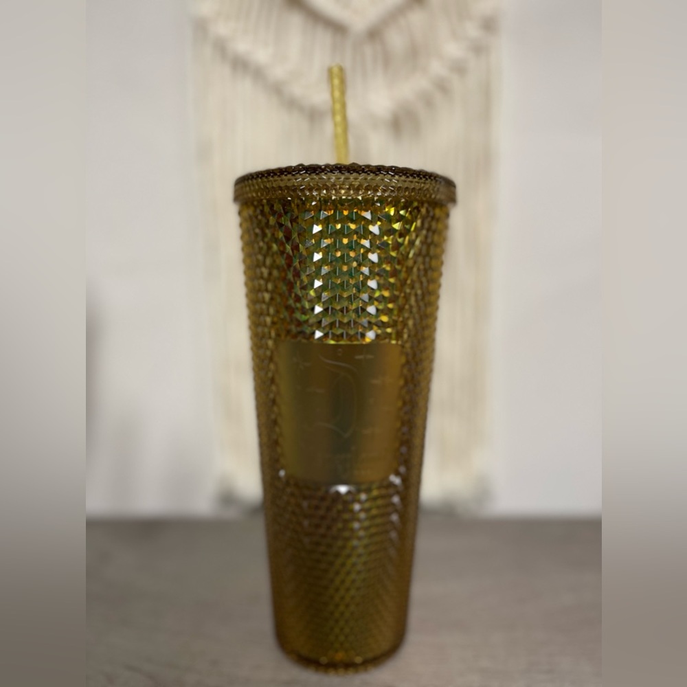 NWT Starbucks Disneyland limited edition gold studded tumbler 24oz